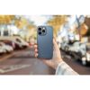 iPhone 14 Pro Roar Matt Glass tok kék-5903396166983 7 kép