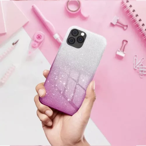 iPhone 14 Pro Forcell Shining tok átlátszó/rózsaszín-5903396164446 2 kép