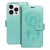 iPhone 14 Pro Forcell MEZZO álomfogó mintás fliptok zöld-5903396166037 7 kép
