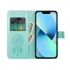 iPhone 14 Pro Forcell MEZZO álomfogó mintás fliptok zöld-5903396166037 7 kép