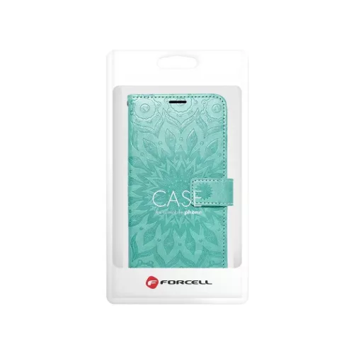 iPhone 14 Pro Forcell MEZZO mandala mintás fliptok zöld-5903396166013 1 kép