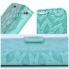 iPhone 14 Pro Forcell MEZZO mandala mintás fliptok zöld-5903396166013 9 kép