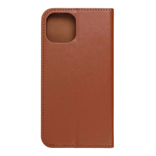 iPhone 14 Plus Forcell Smart Pro bőr fliptok barna-5903396165887 9 kép