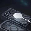 iPhone 14 Pro MagSafe-kompatibilis karbon mintás TPU tok fekete szín- 2 kép