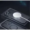 iPhone 14 Pro MagSafe-kompatibilis karbon mintás TPU tok fekete szín- 2 kép