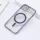 iPhone 14 Pro Max MagSafe-kompatibilis átlátszó TPU tok lila kerett- 1 kép