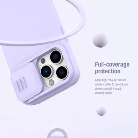 iPhone 14 Pro Nillkin CamShield Silky Magsafe kompatibilis szilikon to-6902048249424 1 kép