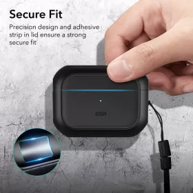 Airpods Pro 1/2 ESR Orbit Halolock MagSafe kompatibilis tok fekete-4894240171646 2 kép