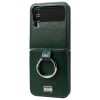 Samsung Galaxy Z Flip 4 Ringke Folio Signature valódi bőr tok vállp-8809881261256 7 kép