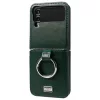 Samsung Galaxy Z Flip 4 Ringke Folio Signature valódi bőr tok vállp-8809881261256 7 kép