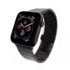 Apple Watch 4/5/6/7/8/SE (38/40/41mm) fém óraszíj fekete Alphajack- 1 kép