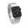 Apple Watch 4/5/6/7/8/SE (38/40/41mm) fém óraszíj ezüst Alphajack- 1 kép