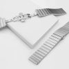 Apple Watch 4/5/6/7/8/SE (38/40/41mm) fém óraszíj ezüst Alphajack- 2 kép