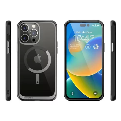  iPhone 14 Pro Max Fekete Supcase UB Mag MagSafe kompatibilis tok-843439120037 2 kép