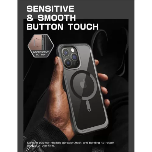  iPhone 14 Pro Max Fekete Supcase UB Mag MagSafe kompatibilis tok-843439120037 10 kép