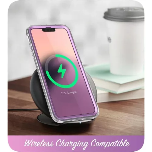  iPhone 14 Plus Lila Supcase Cosmo Márvány mintás tok-843439119413 1 kép
