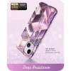  iPhone 14 Plus Lila Supcase Cosmo Márvány mintás tok-843439119413 3 kép