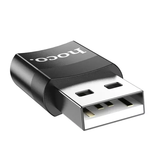 HOCO UA17 USB-A/USB-C OTG Adapter fekete-6931474762009 1 kép