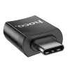 HOCO UA17 USB-C/USB-A OTG Adapter fekete-6931474762016 1 kép