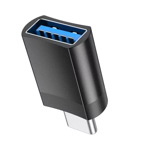 HOCO UA17 USB-C/USB-A OTG Adapter fekete-6931474762016 4 kép