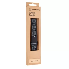 Tactical 267 Double szilikon óraszíj 22mm fekete/szürke-8596311073663 1 kép