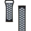 Tactical 267 Double szilikon óraszíj 22mm fekete/szürke-8596311073663 2 kép
