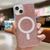 iPhone 14 Pro Max MagSafe-kompatibilis glitter tok rózsaszín Alphaja- 2 kép