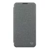 iPhone 14 Plus Nillkin Qin Pro bőr szövet flip tok szürke-6902048249189 4 kép
