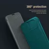 iPhone 14 Plus Nillkin Qin Pro bőr szövet flip tok szürke-6902048249189 2 kép