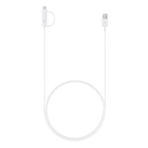 Samsung EP-DG930DWE Combo Type C/microUSB adatkábel fehér