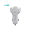 BWOO autós töltő CC58 PD 18W 1x USB-C 1x USB 2.4A fehér-6933654802871 3 kép
