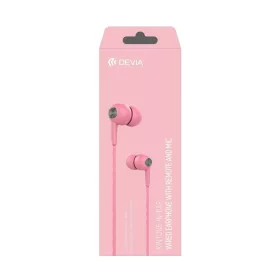 Devia vezetékes fejhallgató Kintone jack 3.5mm rózsaszín-6938595310454 2 kép