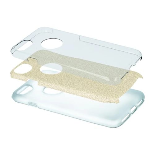 iPhone 11 Pro Max Glitter 3in1 tok arany-5900495794864 5 kép