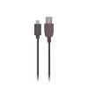 Maxlife kábel USB - USB-C 0.2 m 2A fekete-5900495796158 1 kép