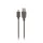 Maxlife kábel USB - USB-C 0.2 m 2A fekete-5900495796158 1 kép