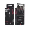 Maxlife kábel USB - USB-C 0.2 m 2A fekete-5900495796158 2 kép
