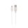 Maxlife kábel USB - USB-C 2,0 m 2A fehér-5900495946324 1 kép