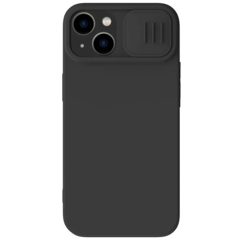 iPhone 14 Nillkin CamShield Silky szilikon tok fekete-6902048249219 8 kép
