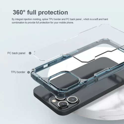 iPhone 14 Pro Max Nillkin Nature TPU Pro tok sötétlila-6902048257122 7 kép