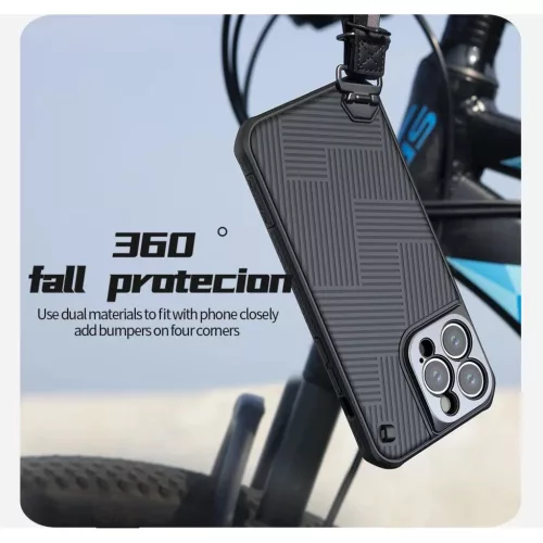iPhone 14 Pro Max Nillkin Strap tok fekete-6902048256804 1 kép