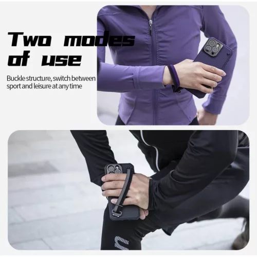 iPhone 14 Pro Max Nillkin Strap tok fekete-6902048256804 8 kép