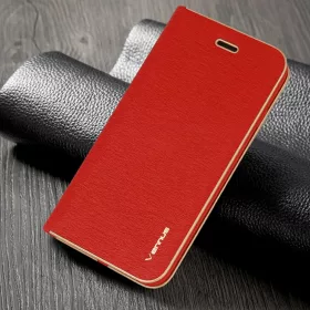 iPhone 14 Plus Vennus Book fliptok piros-5900217950127 2 kép