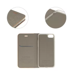 iPhone 14 Plus Vennus Book fliptok szürke-5900217950141 1 kép