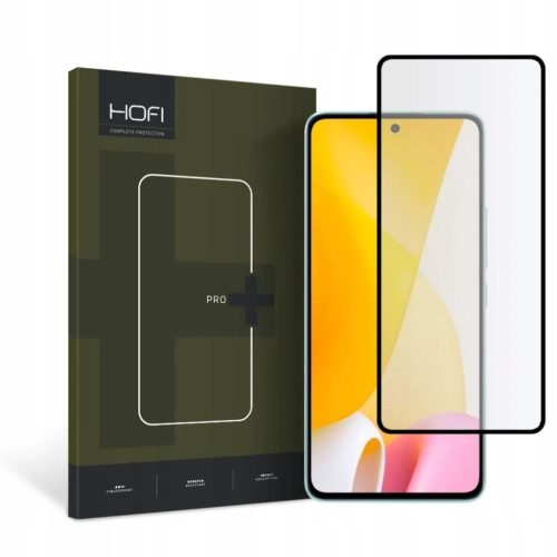 Xiaomi 12 Lite Hofi Glass Pro+ Hybrid temperált üvegfólia fekete-9490713930014 4 kép