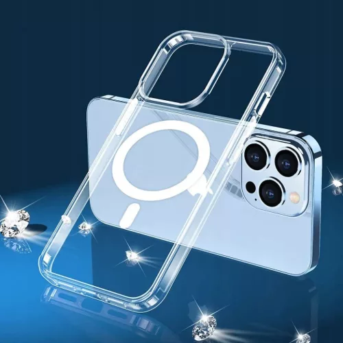 iPhone 13 Pro Max Tech-Protect Magmat Magsafe Tok átlátszó-9589046921032 2 kép