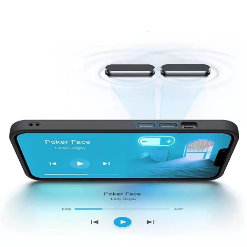 iPhone 14 Pro Tech-Protect Magmat Magsafe Tok sötét lila/átlátszó-9490713929988 3 kép
