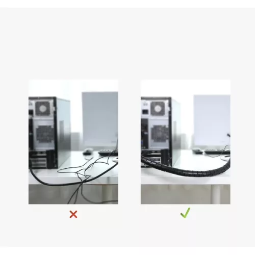 Ugreen kábelrendező 3m fekete (30819)-6957303838196 9 kép