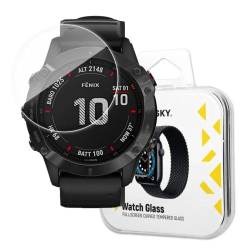 Garmin Fenix 6X Pro Wozinsky Hibrid üvegfólia fekete-9145576261965 1 kép