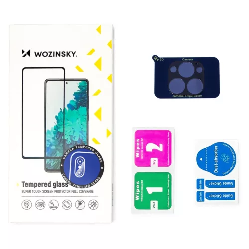 iPhone 14/ 14 Plus/ 15/15 Plus Wozinsky Full Camera Glass 9H kameralen-9145576265437 5 kép