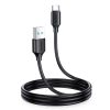 Joyroom Type-C USB adat és töltőkábel 3A 1m fekete-6956116733230 8 kép